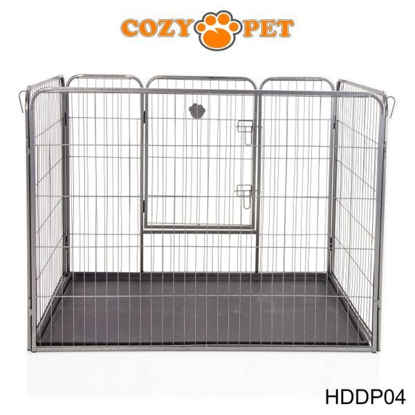 Heavy Duty Playpen with ABS Tray 90cm Tall by Cozy Pet Model HDDP04