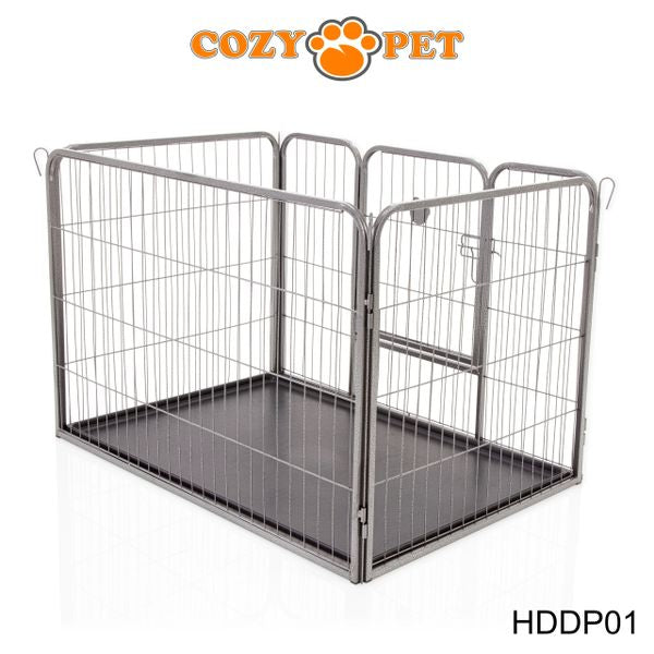 Heavy Duty Playpen with ABS Tray 61cm Tall by Cozy Pet Model HDDP01