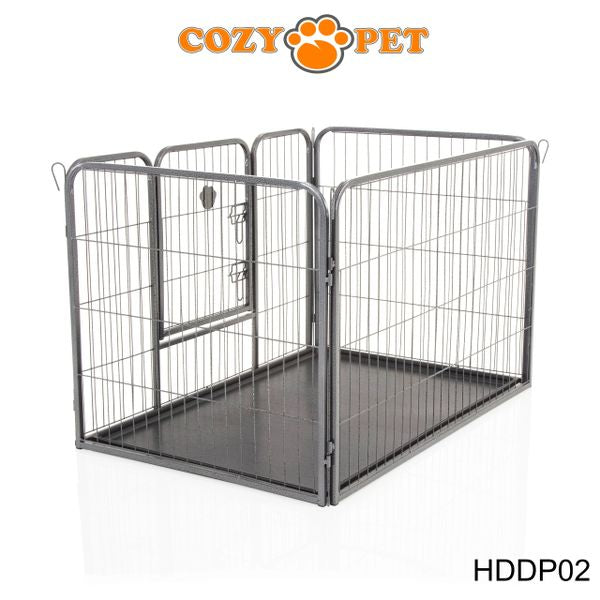 Heavy Duty Playpen with ABS Tray 70cm Tall by Cozy Pet Model HDDP02