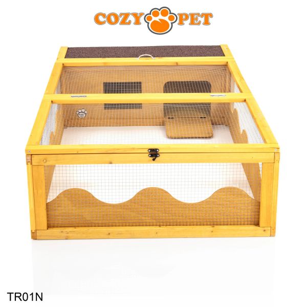 Tortoise Run by Cozy Pet Guinea Pig, Hedgehog, Rabbit Run - Natural - TR01N