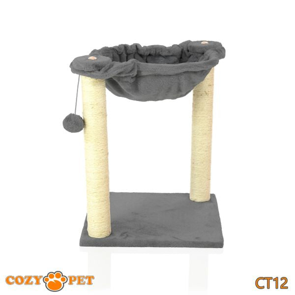 Cat Tree by Cozy Pet Deluxe Multi Level Cat Hammock - CT12-Dark Grey