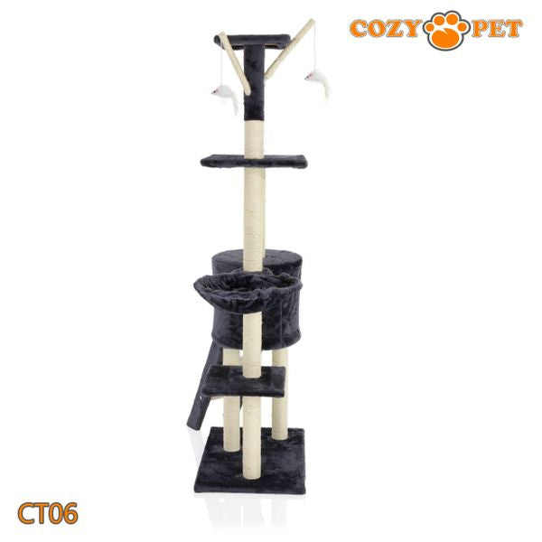 Cat Tree by Cozy Pet Deluxe Multi Level Cat Tree - CT06-Dark Grey