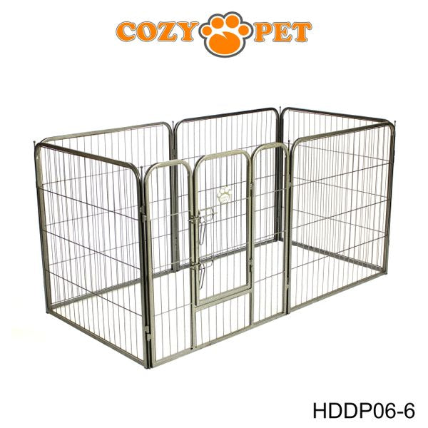 Heavy Duty Playpen 6-Sided 80cm Tall by Cozy Pet Model HDDP06-6