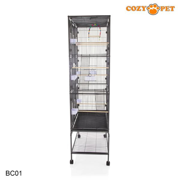 Bird Cage by Cozy Pet NEW Model 11mm Narrow Bar Spacing suitable for most small pet birds BC01