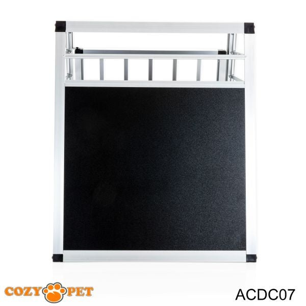 Aluminium Car Dog Cage by Cozy Pet Travel Puppy Crate Pet Carrier Transport ACDC07 - RET - Customer Return 45% Discount.