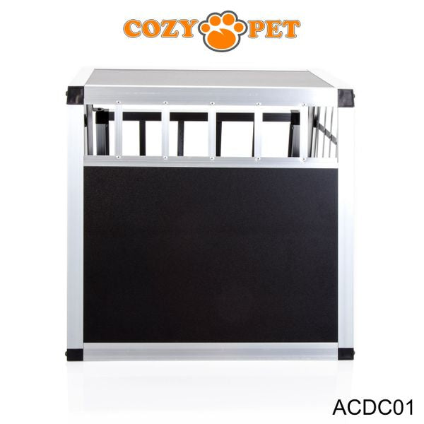 Aluminium Car Dog Cage by Cozy Pet Travel Puppy Crate Pet Carrier Transport ACDC01 - RET - Customer Return 45% Discount.