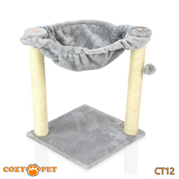 Cat Tree by Cozy Pet Deluxe Multi Level Cat Hammock - CT12-Light Grey