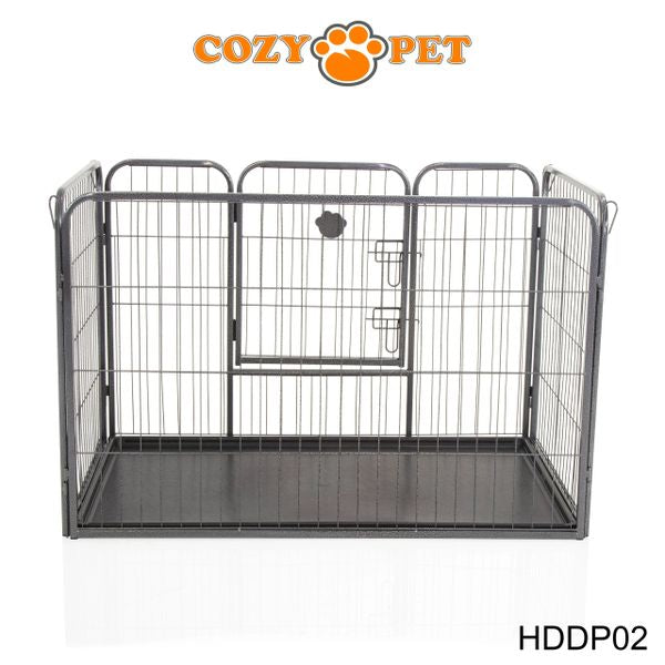 Heavy Duty Playpen with ABS Tray 70cm Tall by Cozy Pet Model HDDP02