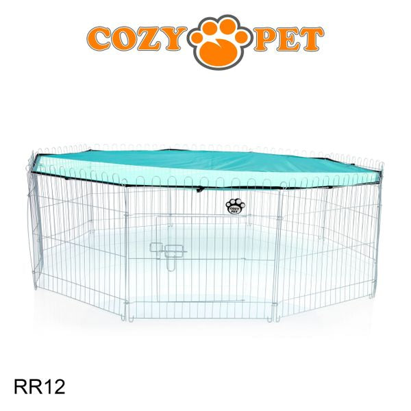 Rabbit Run 10 Panel Playpen with Sunshade by Cozy Pet Model RR12 - Customer Return 35% Discount.