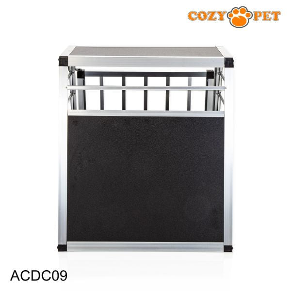 Aluminium Car Dog Cage by Cozy Pet Travel Puppy Crate Pet Carrier Transport ACDC09 - RET - Customer Return 45% Discount.