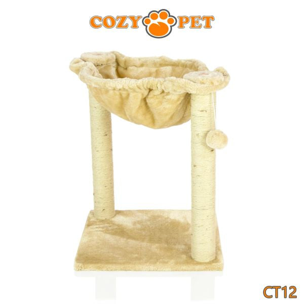 Cat Tree by Cozy Pet Deluxe Multi Level Cat Hammock - CT12-Beige