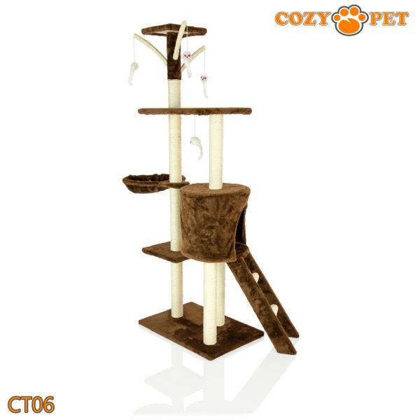 Cat Tree by Cozy Pet Deluxe Multi Level Cat Tree - CT06-Choc