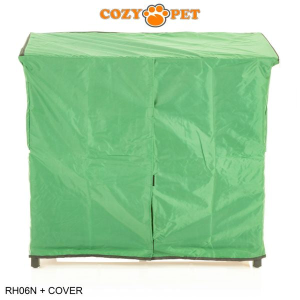 Rabbit Hutch 3ft with Cover by Cozy Pet - Natural - RH06N + RH06C