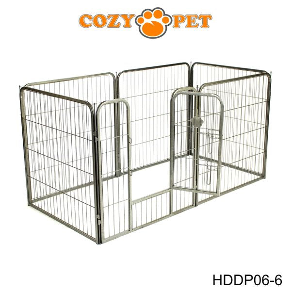 Heavy Duty Playpen 6-Sided 80cm Tall by Cozy Pet Model HDDP06-6