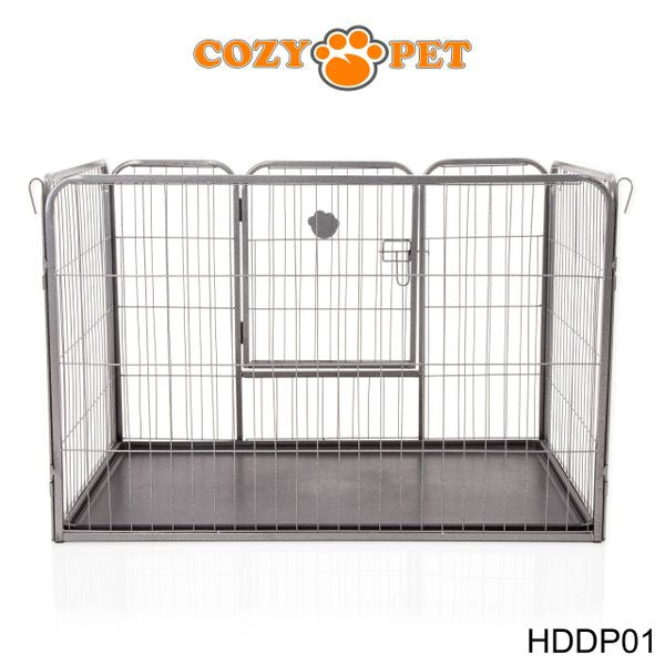 Heavy Duty Playpen with ABS Tray 61cm Tall by Cozy Pet Model HDDP01