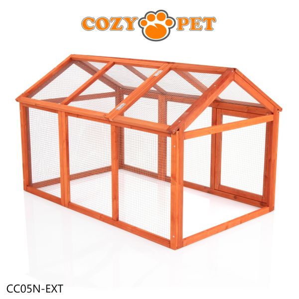 Chicken Coop Run Extension by Cozy Pet for Model CC05N. Model CC05N-Ext