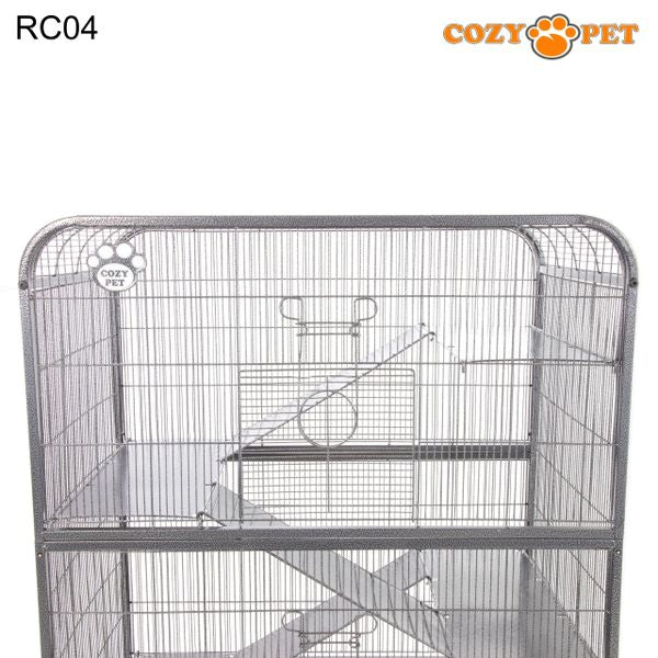 Rodent Cage for Rat, Chinchilla, Degu, Ferret by Cozy Pet Narrow Bar Spacing Model RC04 - RET - Customer Return 35% Discount.