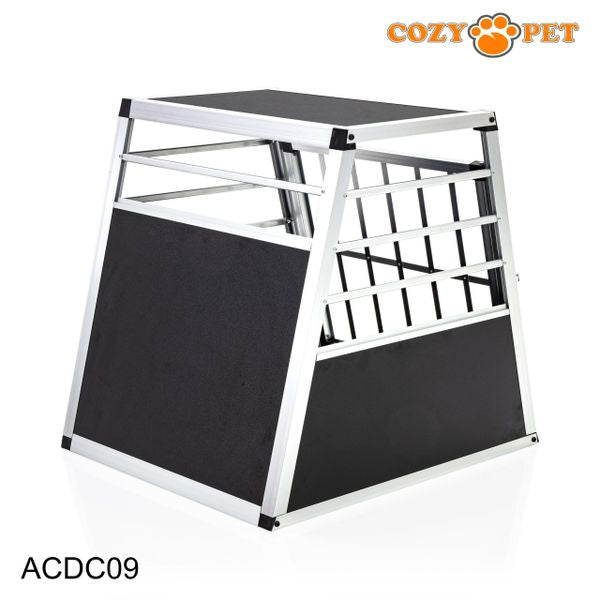 Aluminium Car Dog Cage by Cozy Pet Travel Puppy Crate Pet Carrier Transport NEW ACDC09