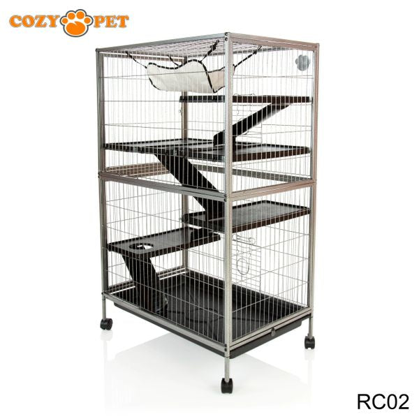 Rodent Cage for Rat, Chinchilla, Degu, Ferret by Cozy Pet Model RC02 - Customer Return 35% Discount.