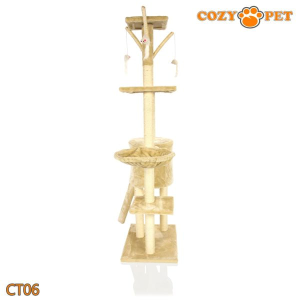 Cat Tree by Cozy Pet Deluxe Multi Level Cat Tree - CT06-Beige