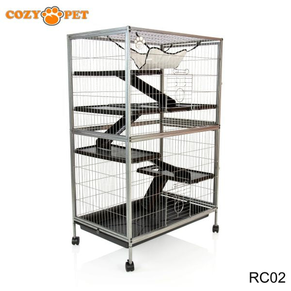 Rodent Cage for Rat, Chinchilla, Degu, Ferret by Cozy Pet Model RC02 - Customer Return 35% Discount.