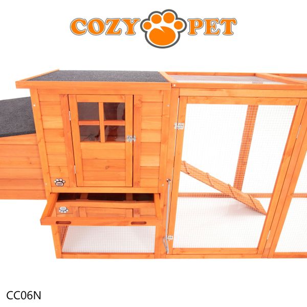 Chicken Coop Poultry Run by Cozy Pet Rabbit Hutch Model CC06-N