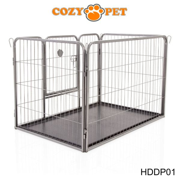 Heavy Duty Playpen with ABS Tray 61cm Tall by Cozy Pet Model HDDP01