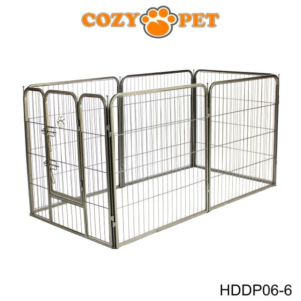 Heavy Duty Playpen 6-Sided 80cm Tall by Cozy Pet Model HDDP06-6