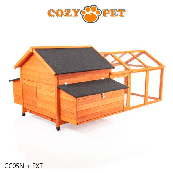 Chicken Coop with Extension Hen House Poultry Run Model CC05N + CC05N-Ext