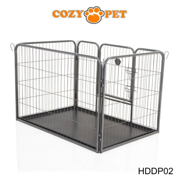 Heavy Duty Playpen with ABS Tray 70cm Tall by Cozy Pet Model HDDP02