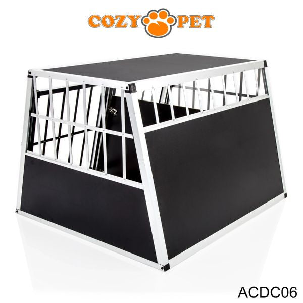 Aluminium Car Dog Cage by Cozy Pet Travel Puppy Crate Pet Carrier Transport ACDC06