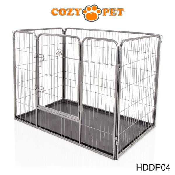 Heavy Duty Playpen with ABS Tray 90cm Tall by Cozy Pet Model HDDP04