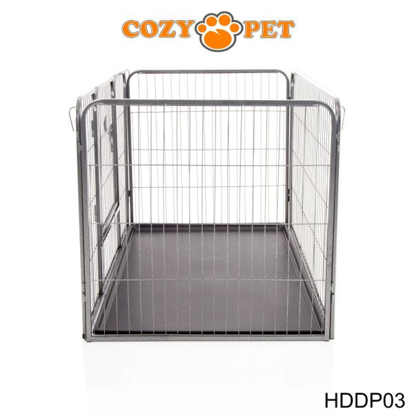 Heavy Duty Playpen with ABS Tray 75.5cm Tall by Cozy Pet Model HDDP03