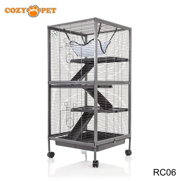 Rodent Cage by Cozy Pet 11mm Narrow Bar Spacing for Rat, Chinchilla, Degu, Ferret Model RC06