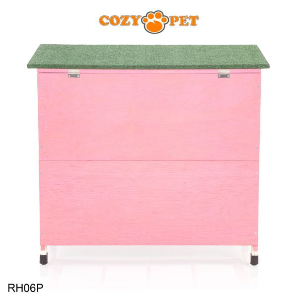 Rabbit Hutch 3ft by Cozy Pet - Pink - RH06P