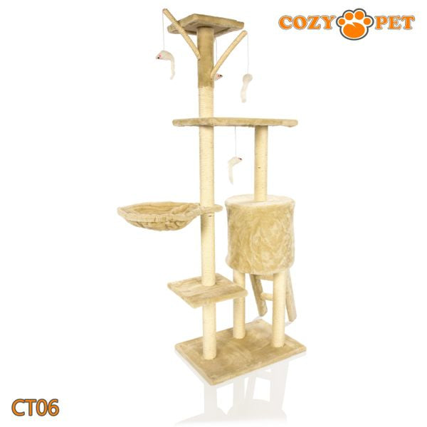 Cat Tree by Cozy Pet Deluxe Multi Level Cat Tree - CT06-Beige