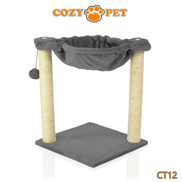 Cat Tree by Cozy Pet Deluxe Multi Level Cat Hammock - CT12-Dark Grey