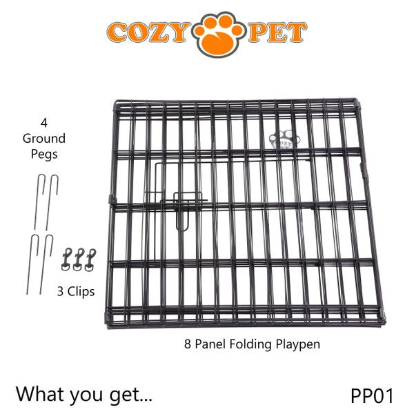 Playpen Puppy Rabbit with Floor by Cozy Pet - 61.5cm High - Model PP01 + Floor