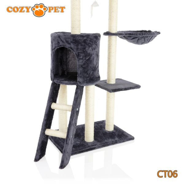 Cat Tree by Cozy Pet Deluxe Multi Level Cat Tree - CT06-Dark Grey