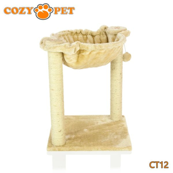 Cat Tree by Cozy Pet Deluxe Multi Level Cat Hammock - CT12-Beige