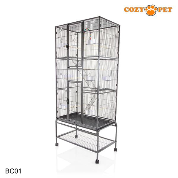 Bird Cage by Cozy Pet NEW Model 11mm Narrow Bar Spacing suitable for most small pet birds BC01