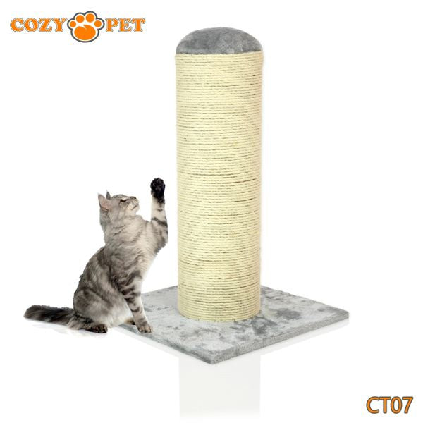 Cat Scratcher by Cozy Pet Deluxe Jumbo Scratching Post Cat Tree - CT07-Grey