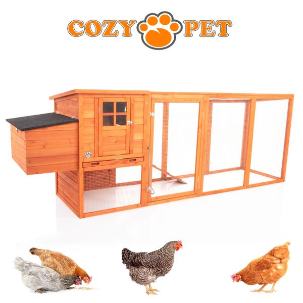 Chicken Coop Poultry Run by Cozy Pet Rabbit Hutch Model CC06-N