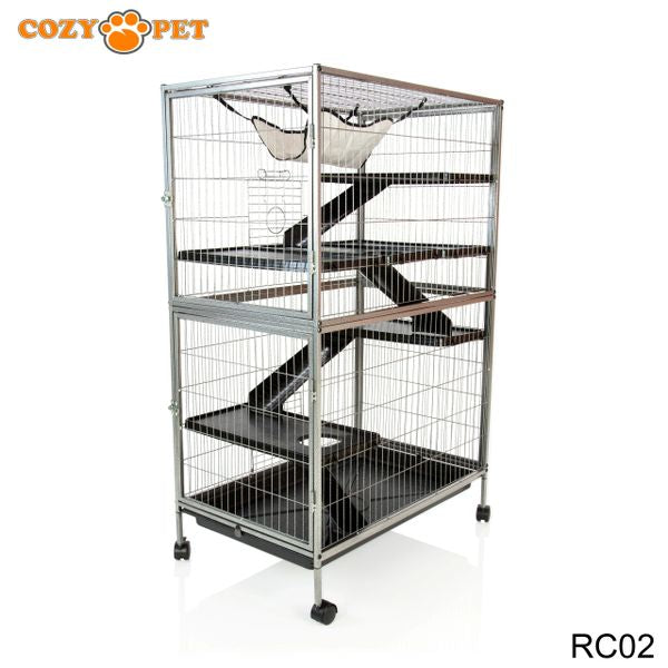 Rodent Cage for Rat, Chinchilla, Degu, Ferret by Cozy Pet Model RC02 - Customer Return 35% Discount.