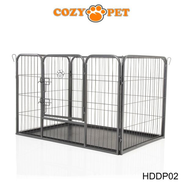 Heavy Duty Playpen with ABS Tray 70cm Tall by Cozy Pet Model HDDP02