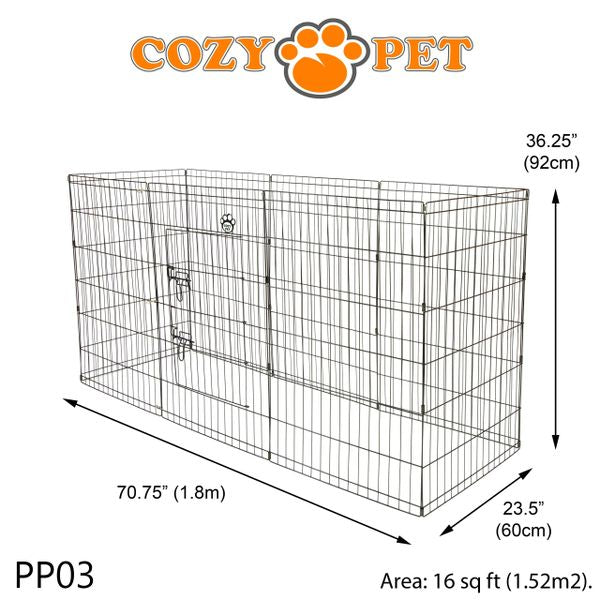 Playpen Puppy Rabbit by Cozy Pet - 92cm High - Model PP03 - RET - Customer Return 35% Discount.