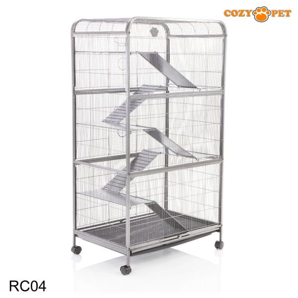 Rodent Cage for Rat, Chinchilla, Degu, Ferret by Cozy Pet Narrow Bar Spacing Model RC04 - RET - Customer Return 35% Discount.