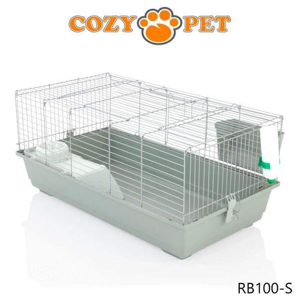 Rabbit Guinea Pig Indoor Cage by Cozy Pet 100cm for Rat, Chinchilla, Small Animals Hutch Model: RB100-S