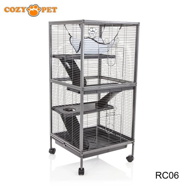 Rodent Cage by Cozy Pet 11mm Narrow Bar Spacing for Rat, Chinchilla, Degu, Ferret Model RC06