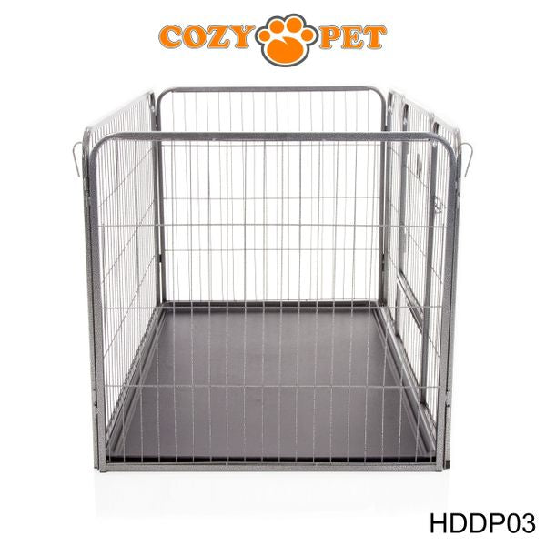 Heavy Duty Playpen with ABS Tray 75.5cm Tall by Cozy Pet Model HDDP03